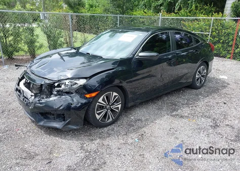 2016 Honda Civic Ex-T из США, поврежденный, VIN 19XFC1F32GE205264